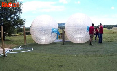 popular big zorb ball person inside